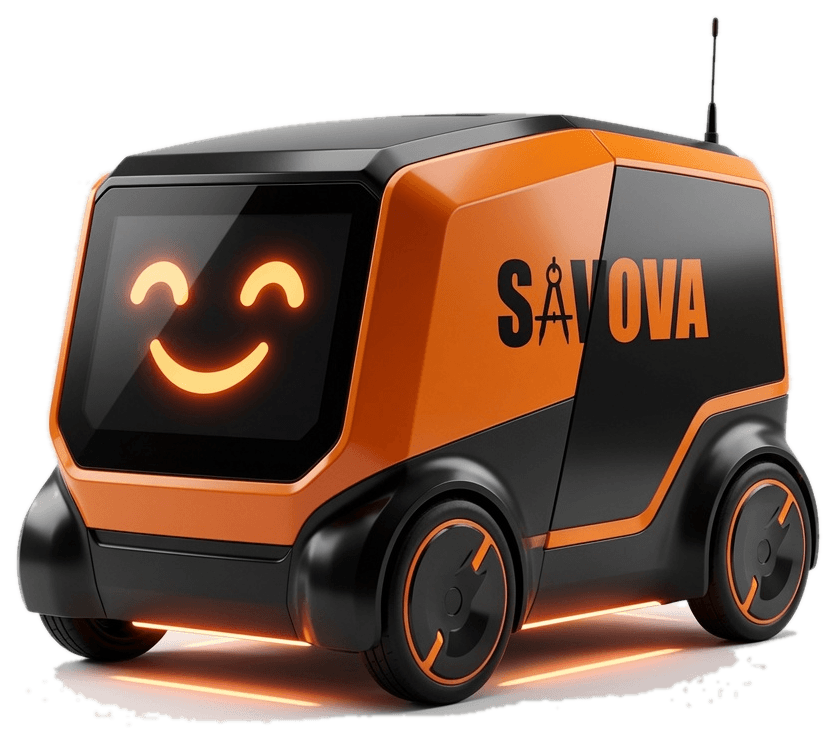 Робот-курьер SAVOVA