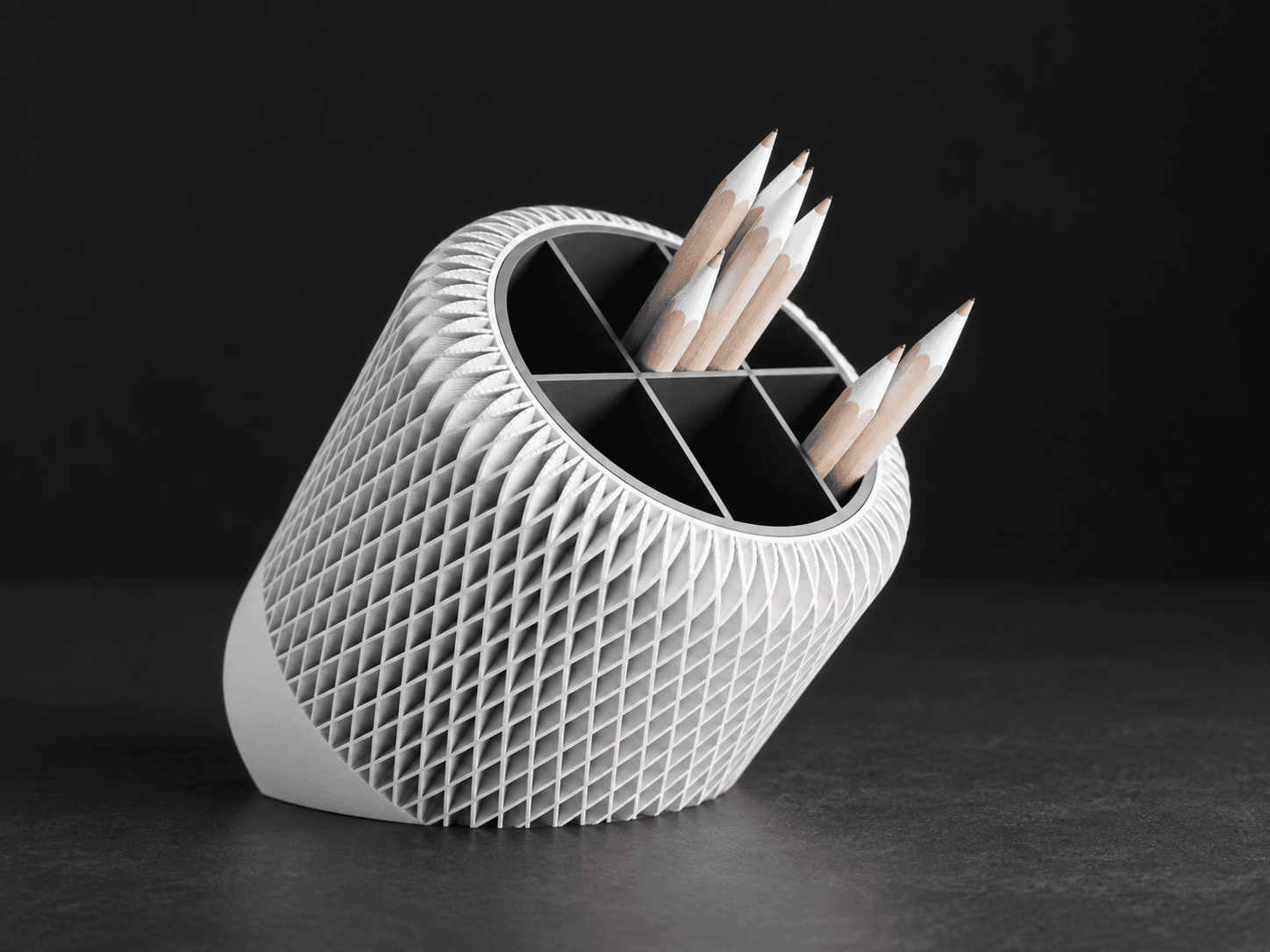 Slanted Pencil Organizer